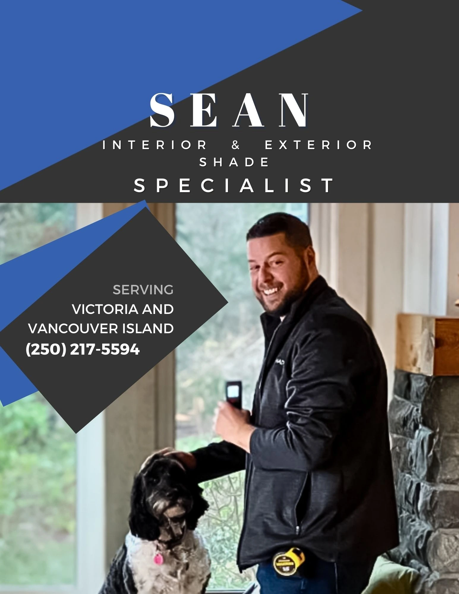 Sean-BC expert in  in blinds, window coverings, awnings, patio covers and retractable bug screens in Victoria