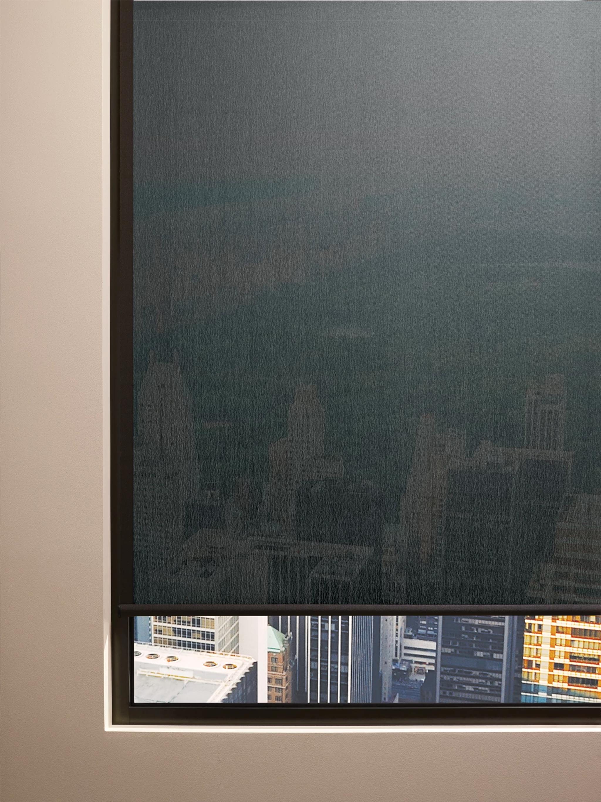 black solar blinds by VistaShades Kamloops
