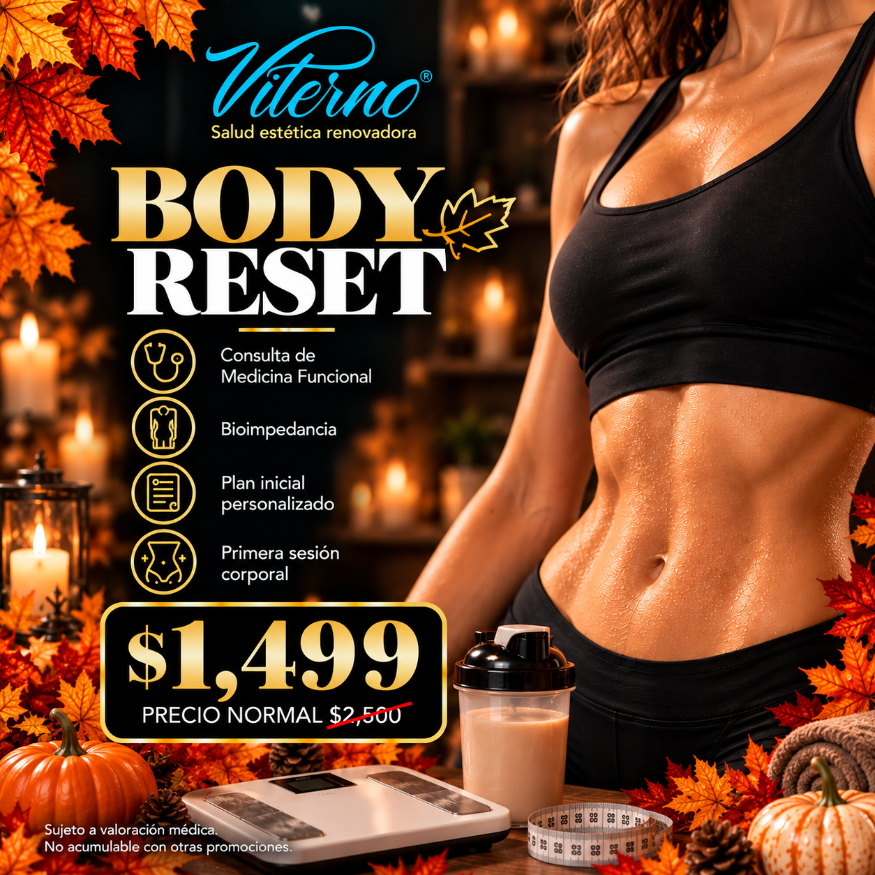 Promoción BODY RESET de Viterno Durango
