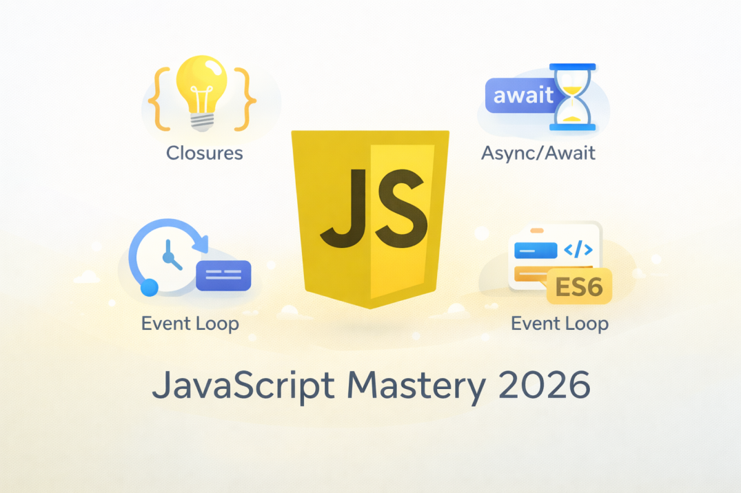 Advanced JavaScript concepts 2026 roadmap for web developers.