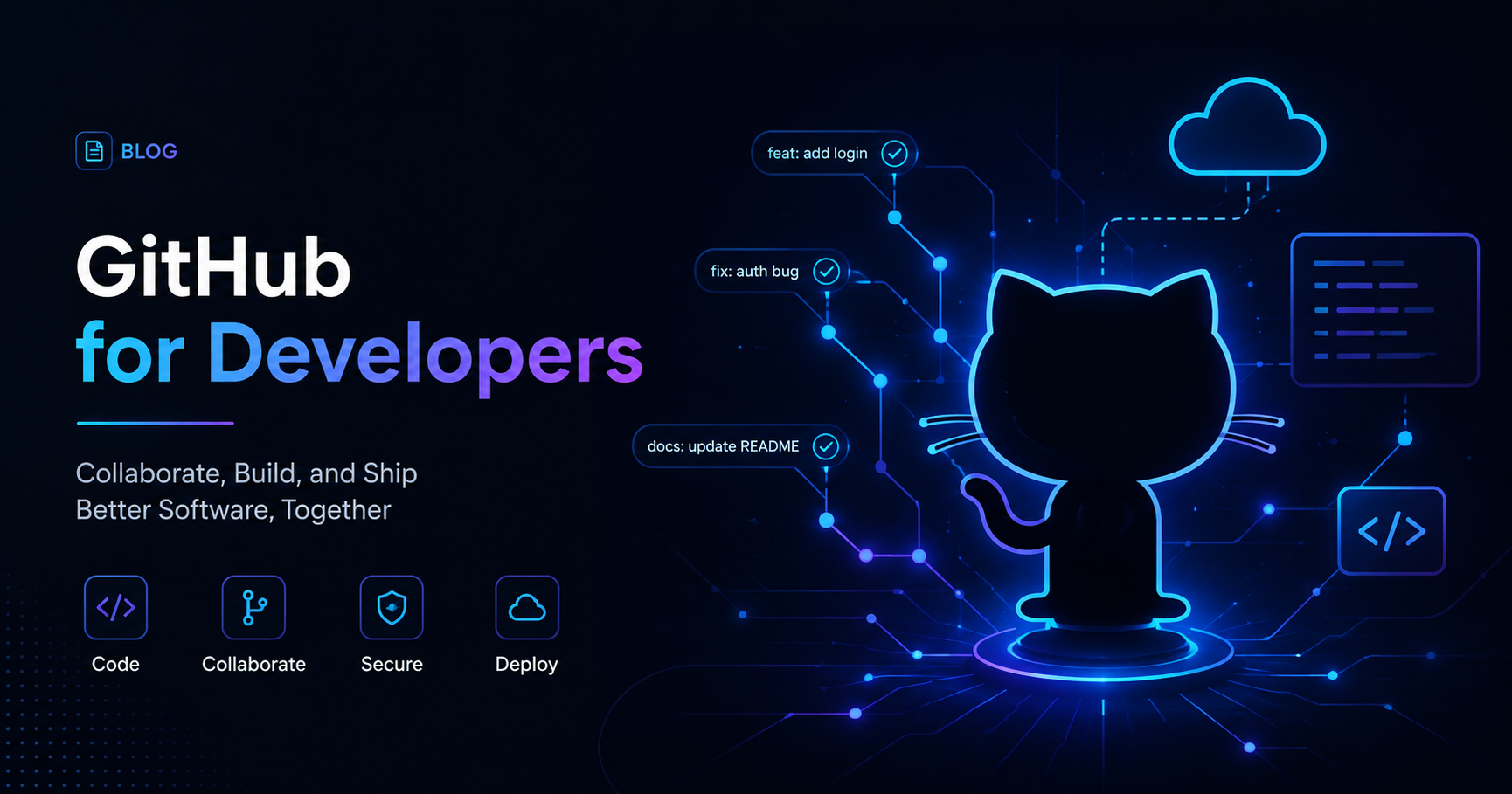 GitHub tutorial and version control guide for full stack developers by Vivaa Technologies