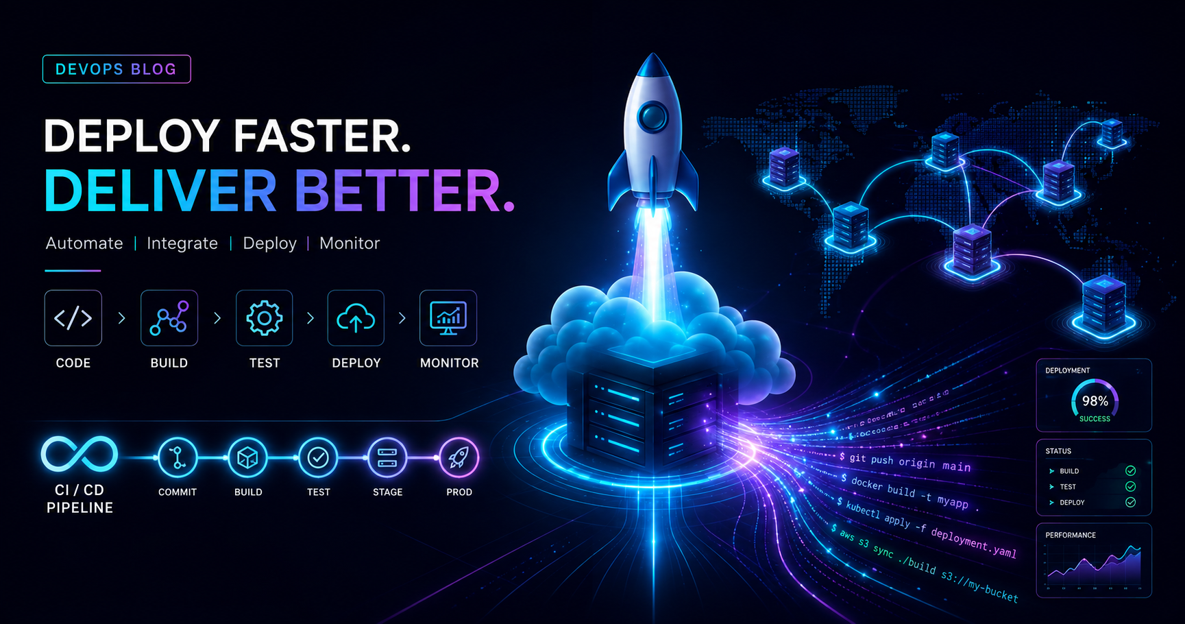 Web application deployment and DevOps pipeline guide for full stack developers by Vivaa Technologies
