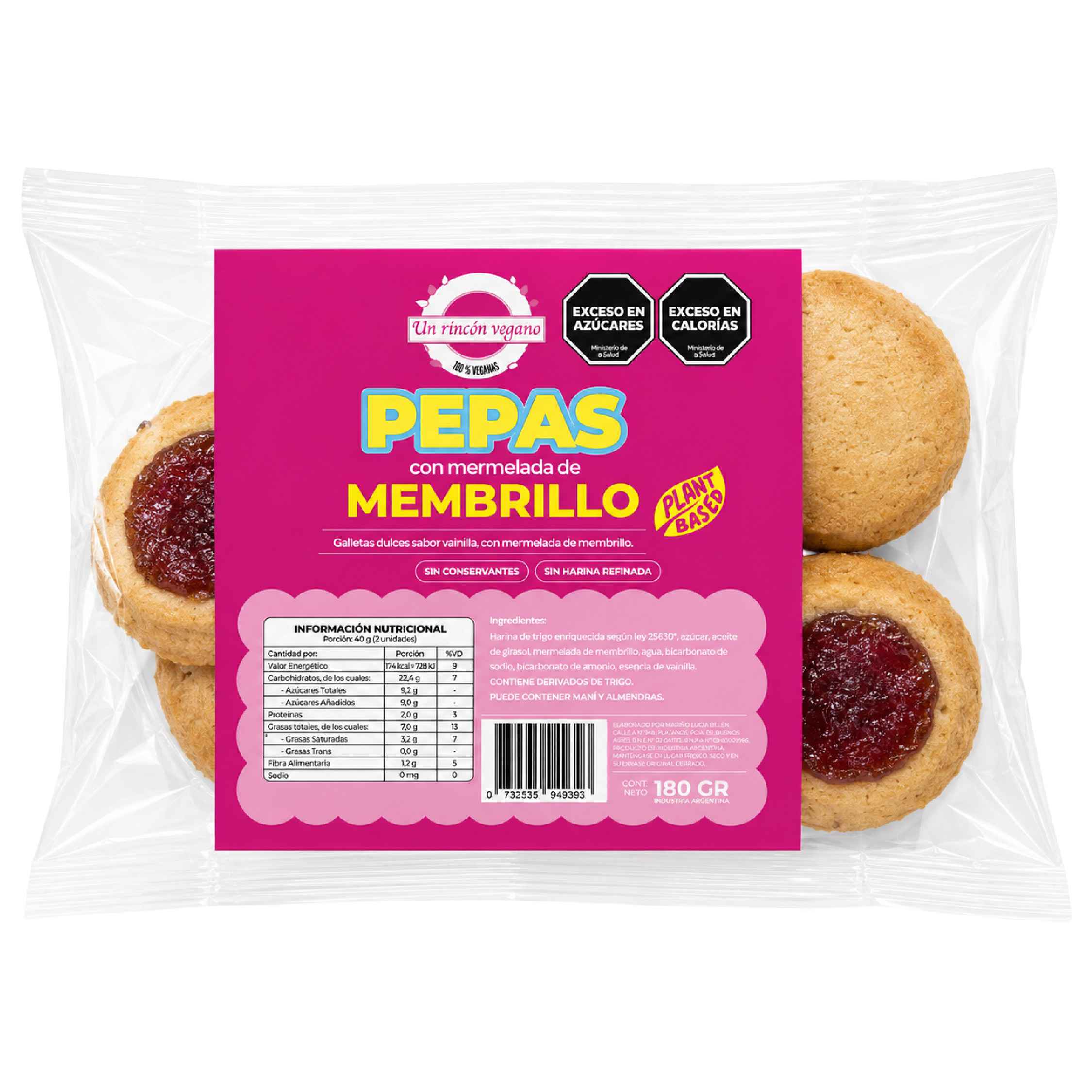 Pepas de membrillo