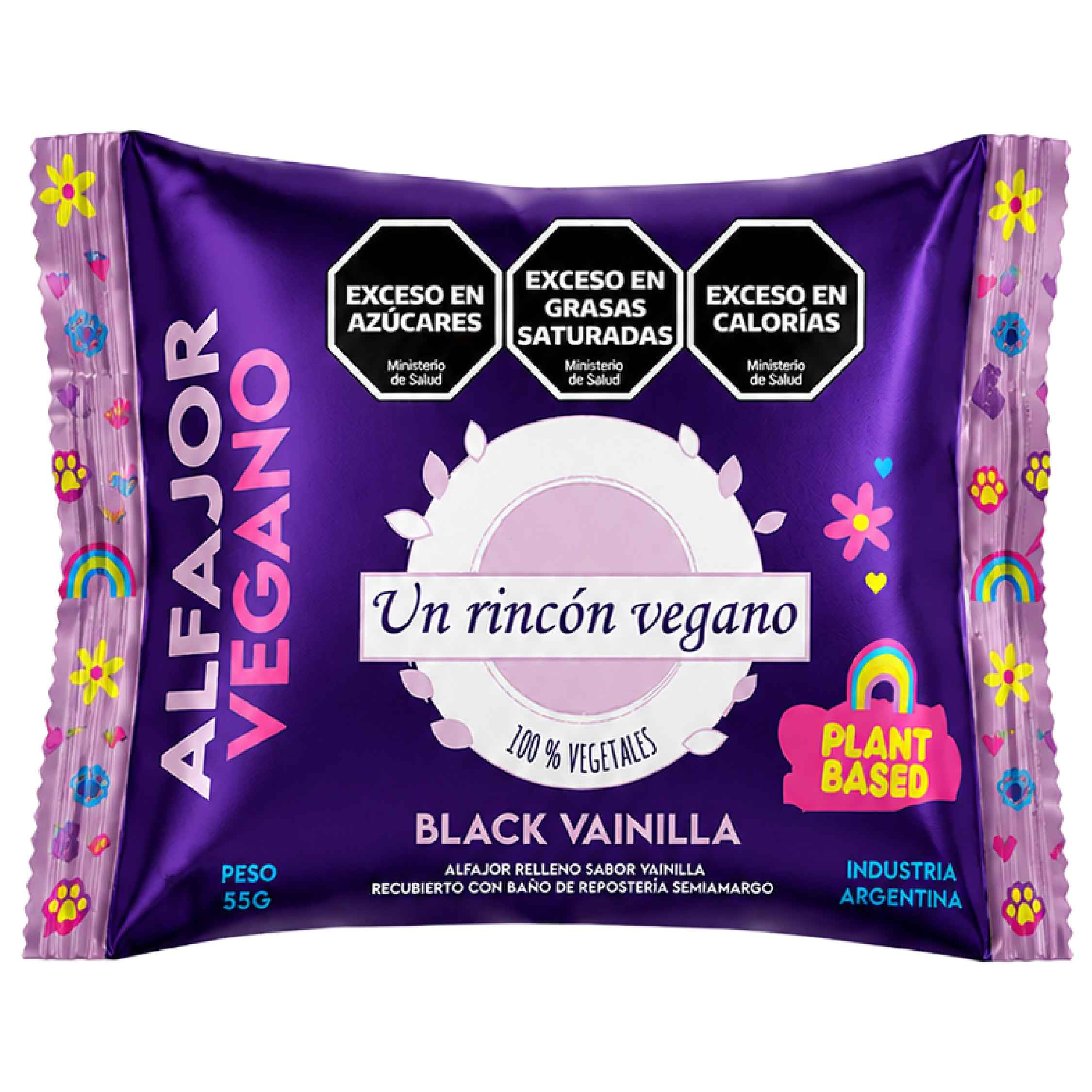 Alfajor black vainilla