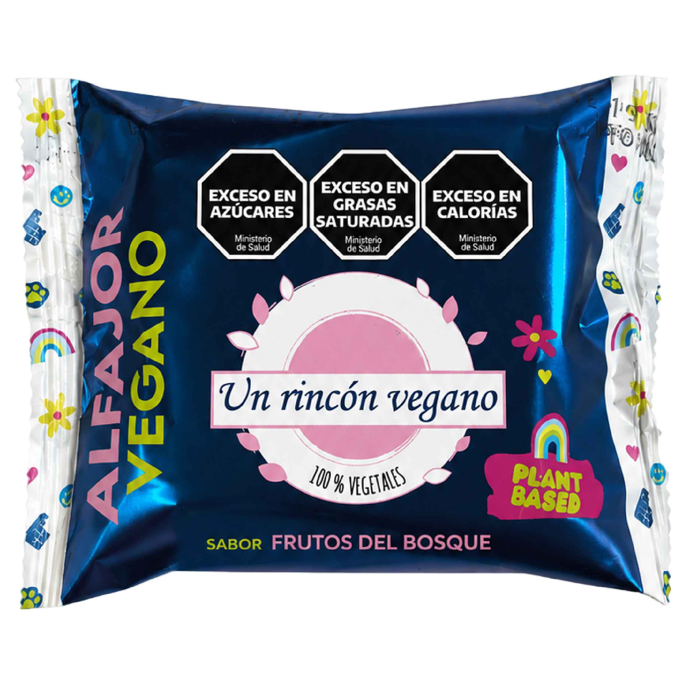 Alfajor sabor frutos del bosque