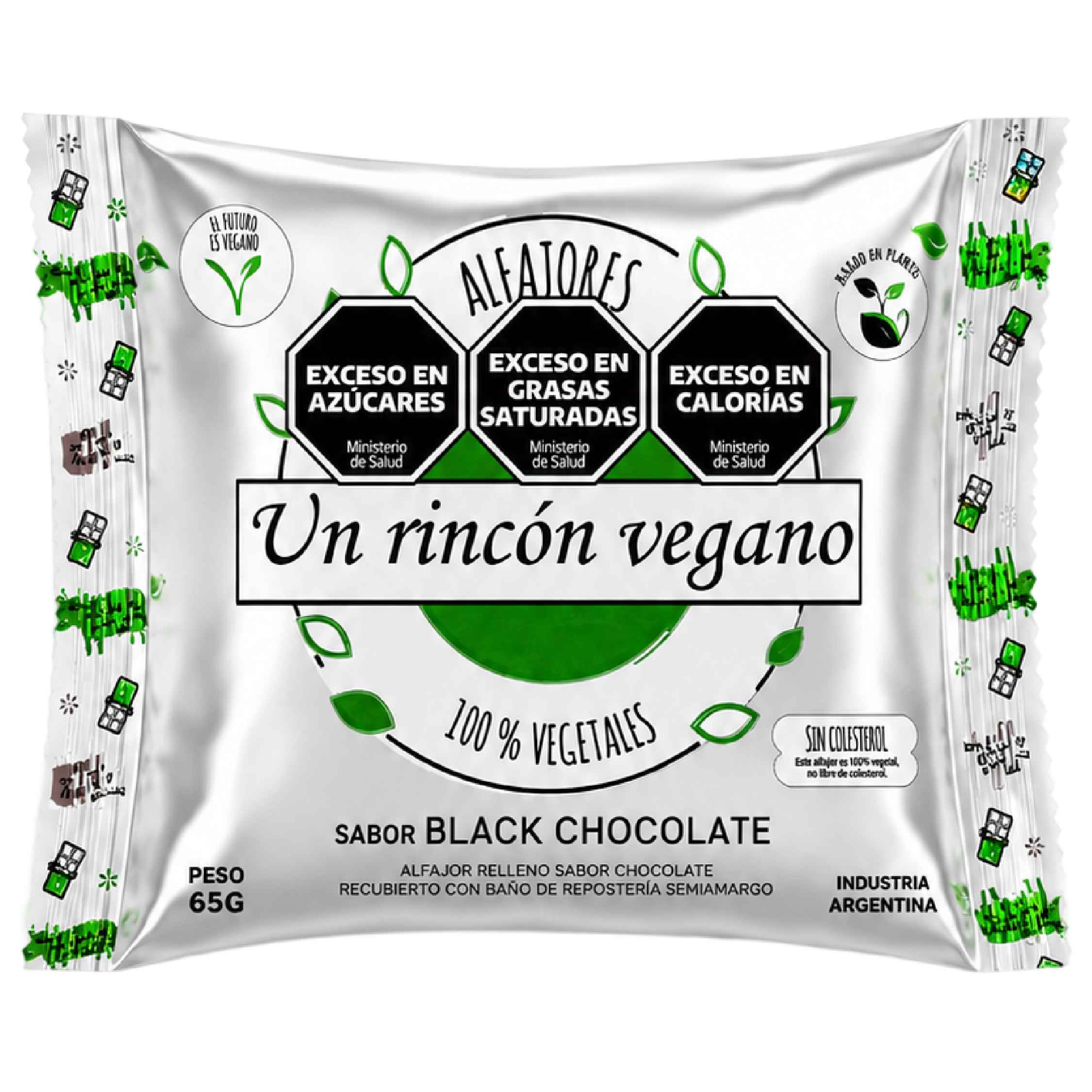 Alfajor black chocolate