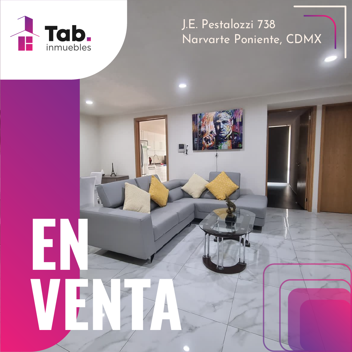Casa en Venta — Pestalozzi, Del Valle Centro, Benito Juárez - Vista Principal Casa en Venta — Pestalozzi, Del Valle Centro, Benito Juárez - Vista Principal