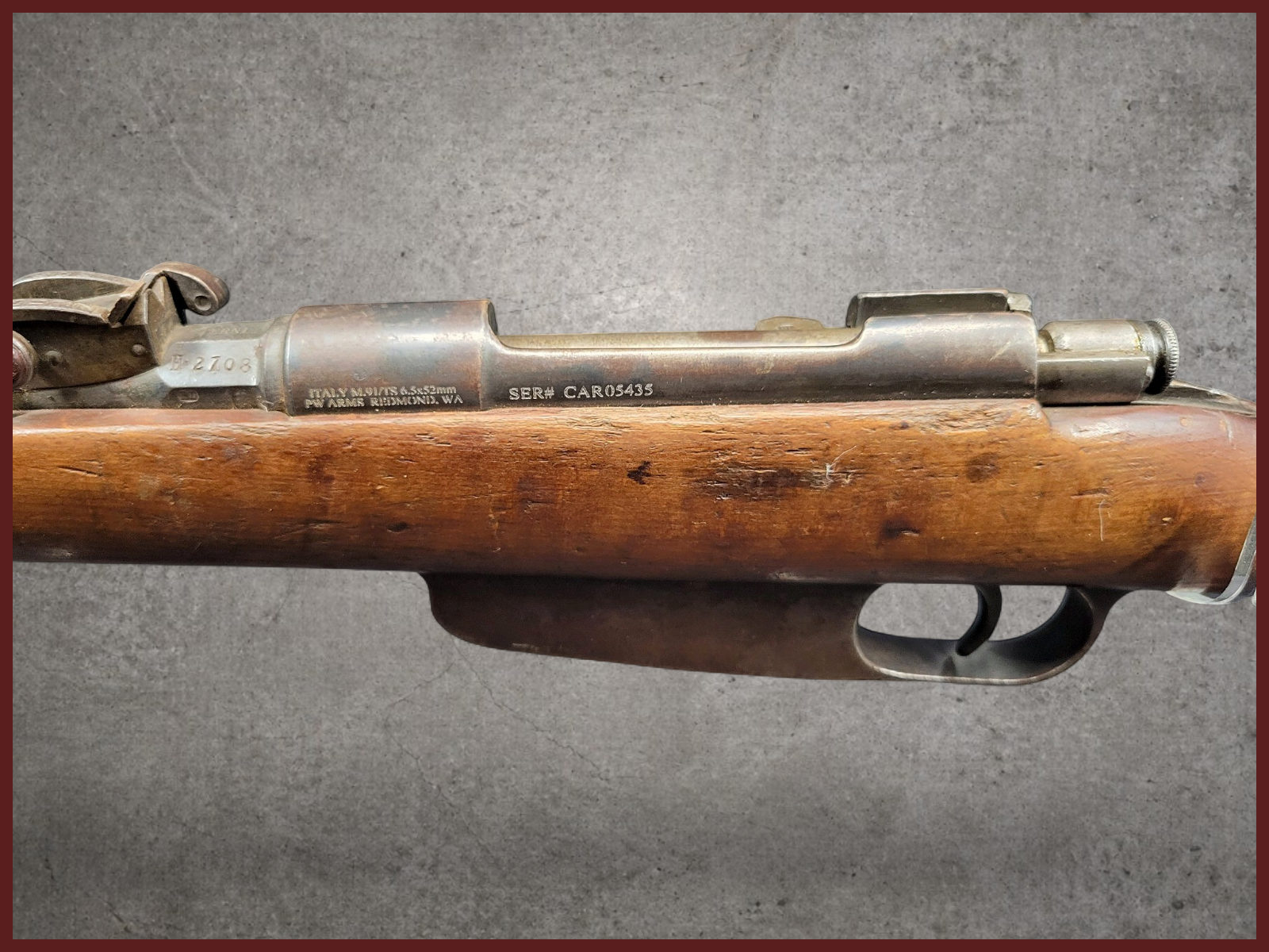 Penny Auction Italian Carcano M91/TS 6.5x52mm 6 Rds!-img-11