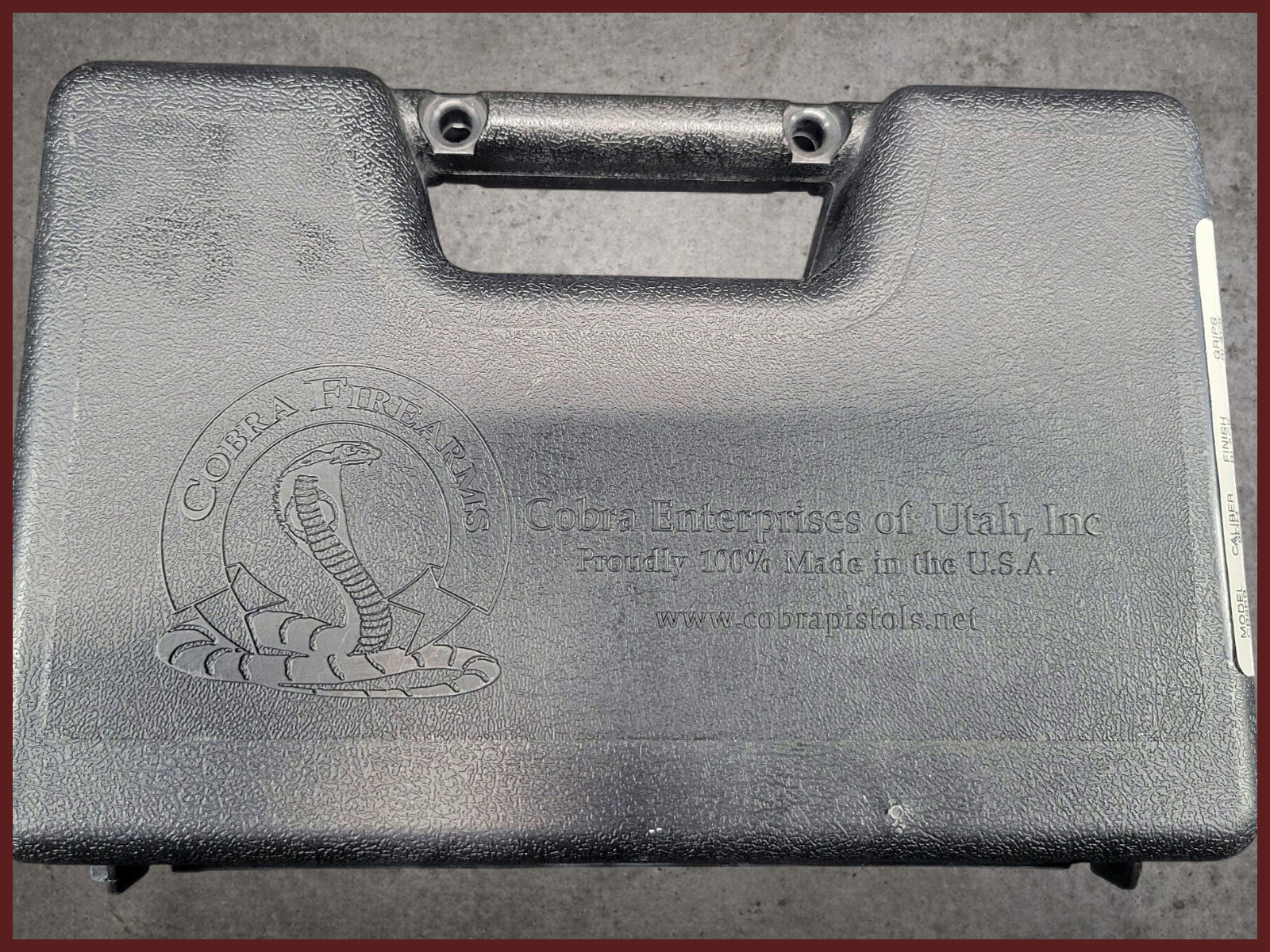 Penny Auction Cobra Enterprises CB9BB 9mm Luger 2 Rds!-img-9