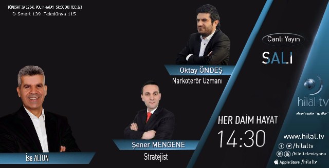 Hilal Tv'de yayınlanan Her Dair Hayat programında, izleyicilerin ufuklarını açacak konulara yer veriliyor.