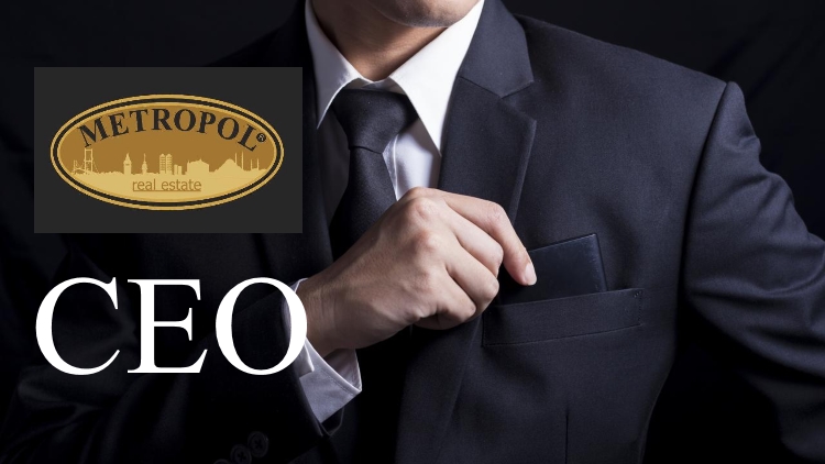 Metropol Real Estate ve CEO görseli.