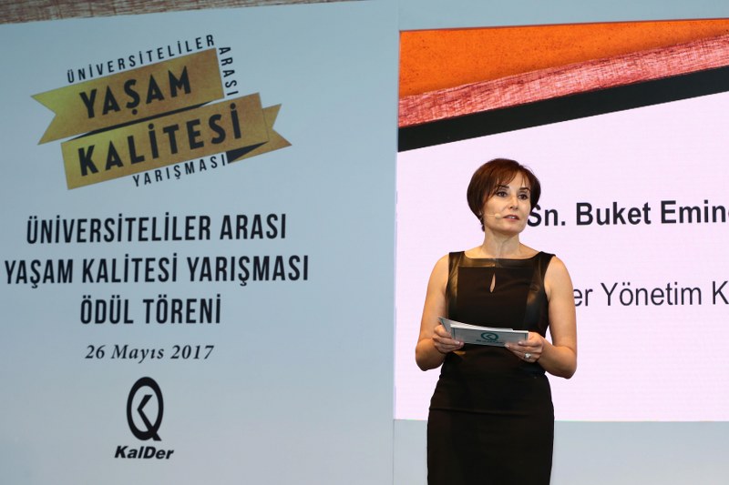 KalDer Yönetim Kurulu Başkanı Buket Eminoğlu Pilavcı, Türk Tuborg A.Ş. CEO ve Yönetim Kurulu Üyesi Damla Birol; KalDer eski Başkanı, akademisyen Prof.Dr. Ali Rıza Kaylan; köşeyazarı Volkan Akı ve Tekerlekli Sandalye Tenisi Milli Takım Sporcusu Ebru Bulgurcu’nun yanı sıra ödül alan öğrenciler, akademisyenler ve çok sayıda davetli katıldı.