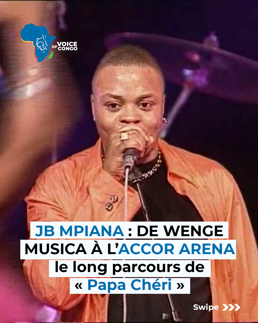JB Mpiana : de Wenge Musica à l’Accor Arena, le long parcours de « Papa Chéri »