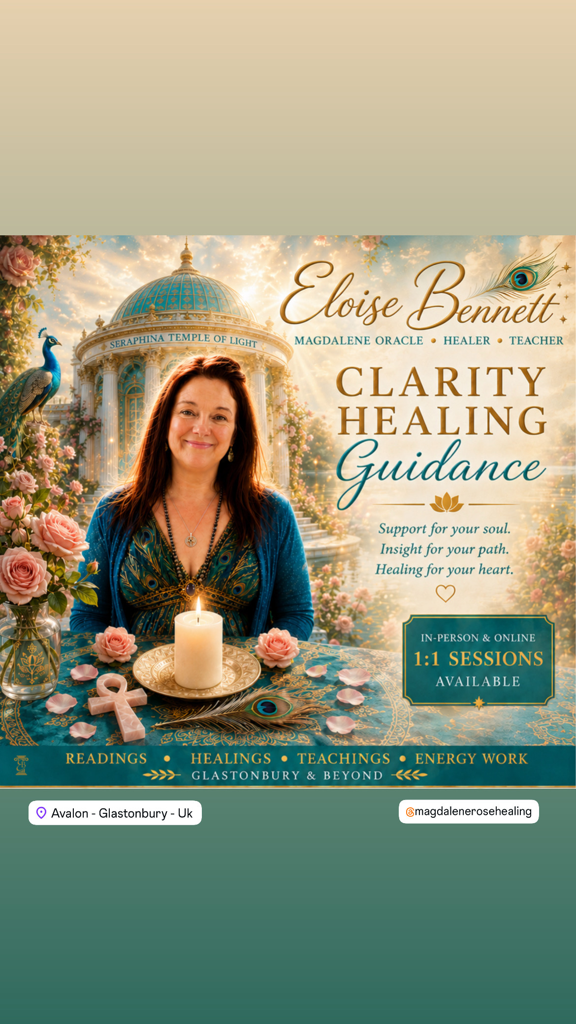 Eloise Bennett — seraphim healing in Glastonbury