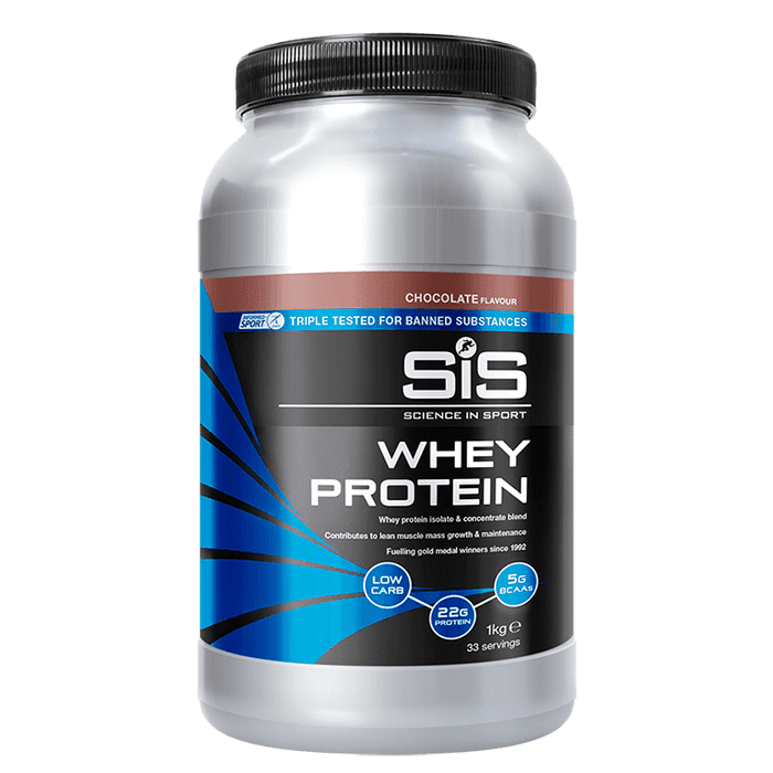 Велика банка протеїнового напою з низьким вмістом вуглеводів SiS Whey Protein 1 кг