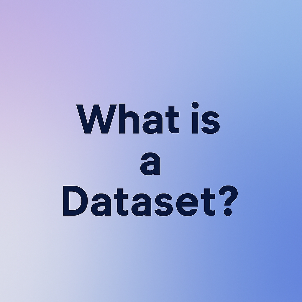 What is a Dataset?