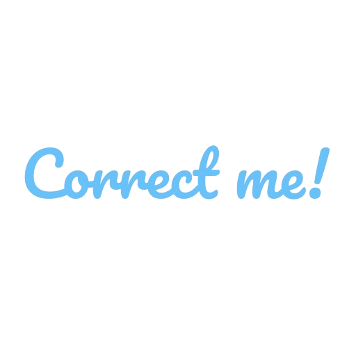 Correct Me Logo