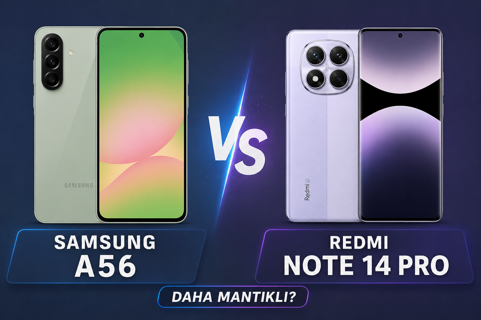 Samsung A56 mı Redmi Note 14 Pro mu Daha Mantıklı?