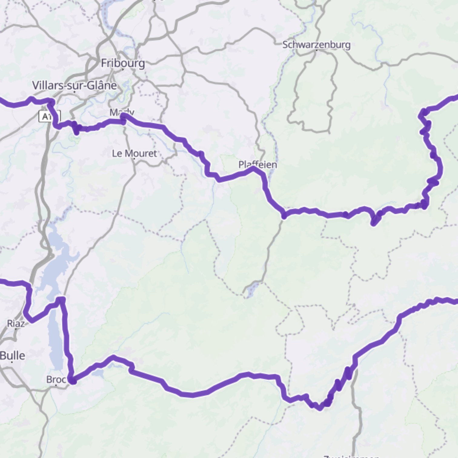 Map itinerary