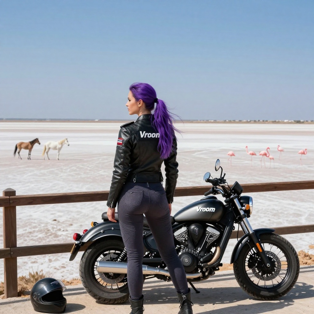 Mirages de Camargue à Moto