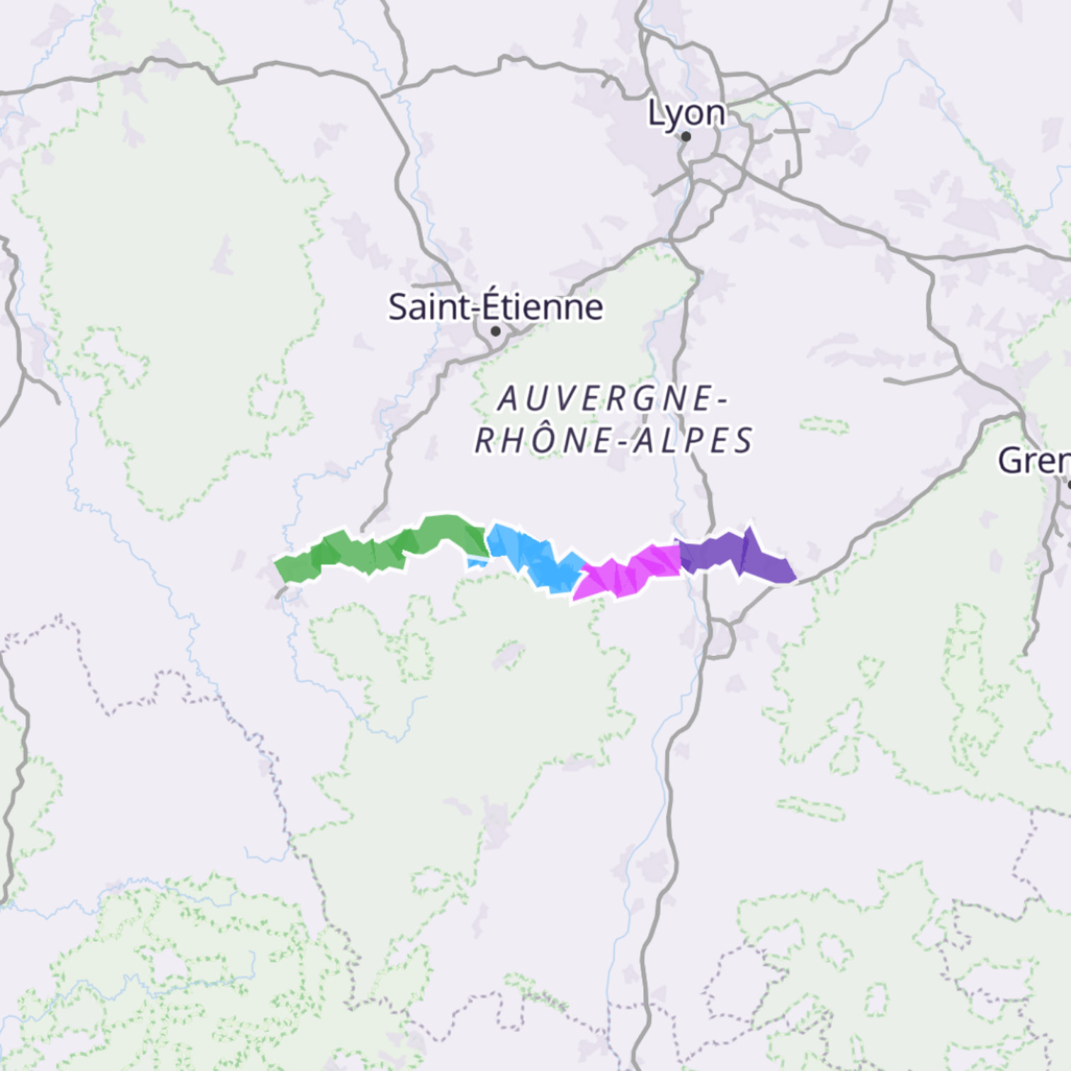 Map itinerary