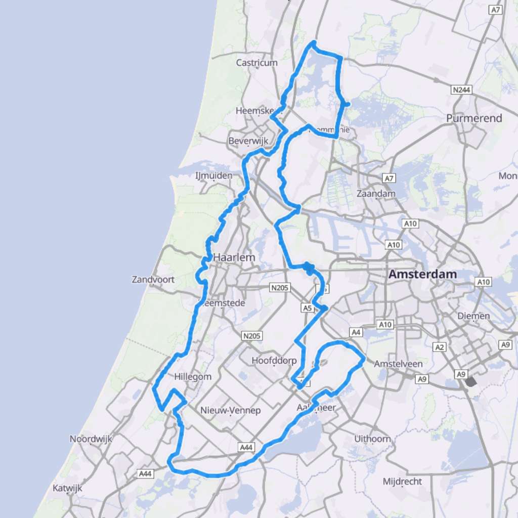 Map itinerary
