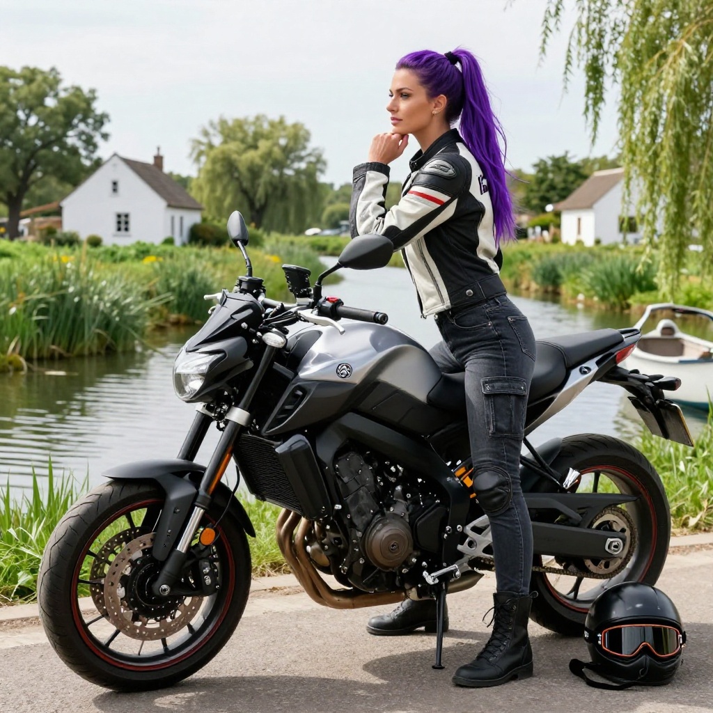 La Venise Verte à Moto