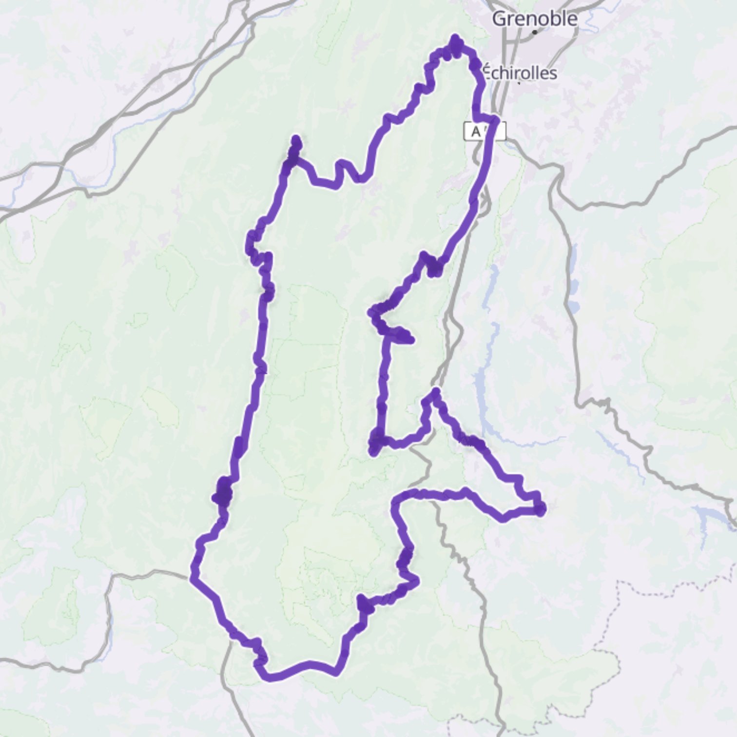 Map itinerary