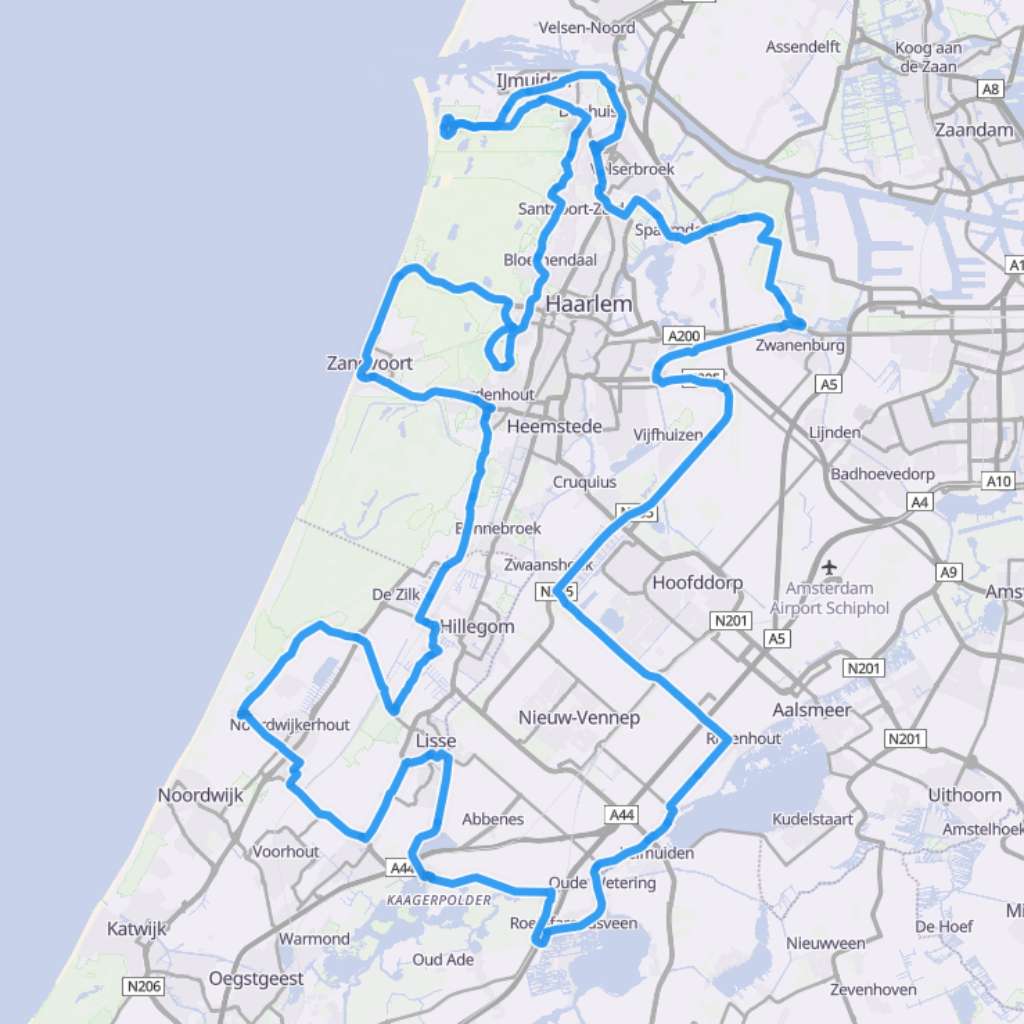 Map itinerary