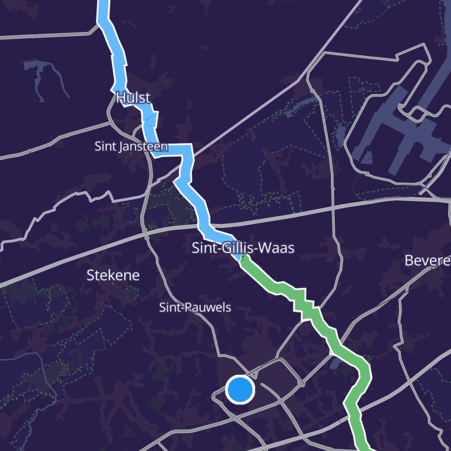 Map itinerary