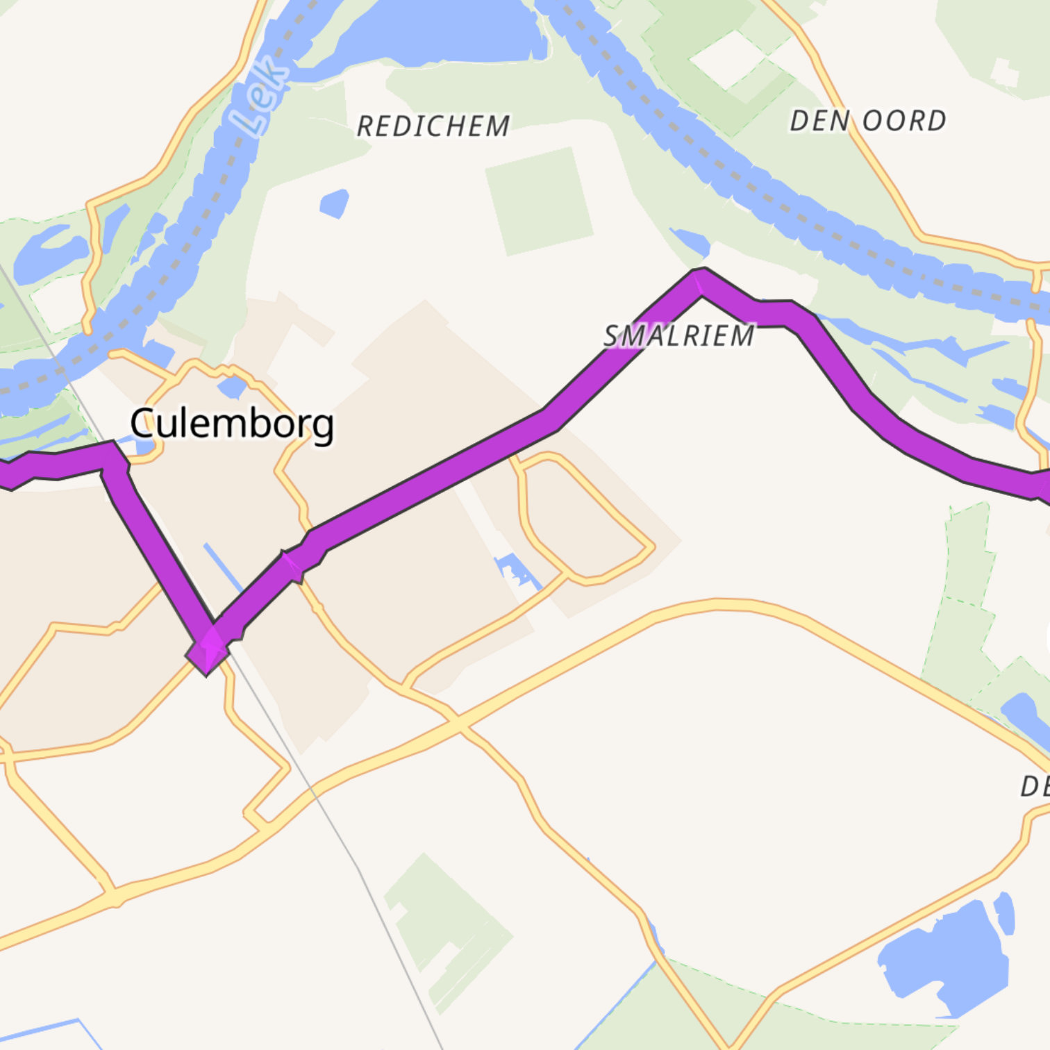 Map itinerary