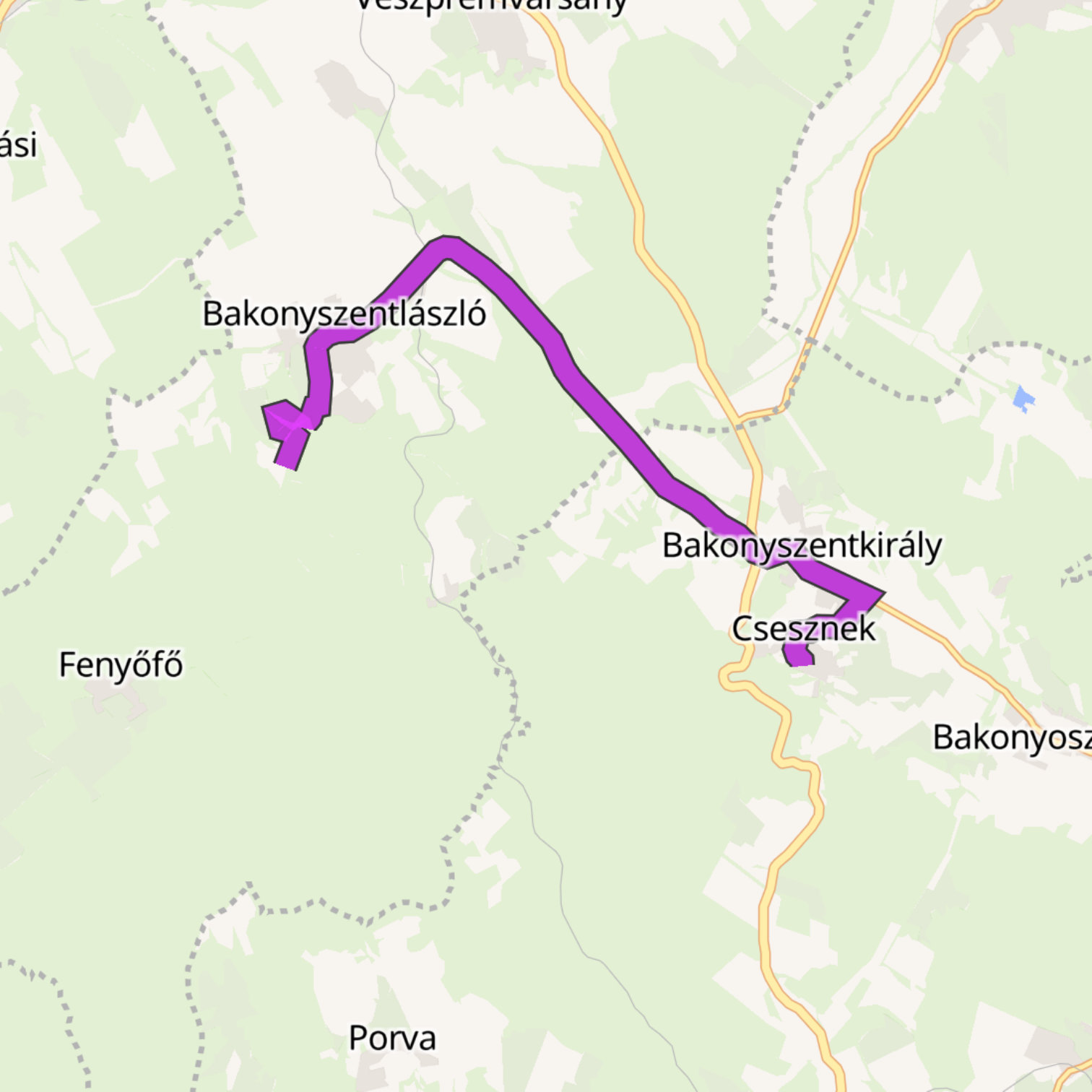 Map itinerary