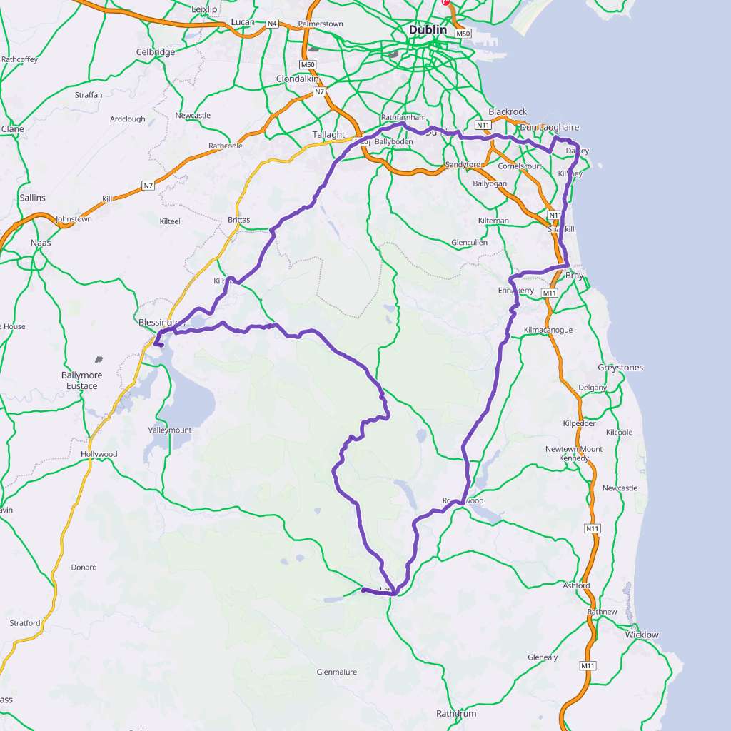Map itinerary