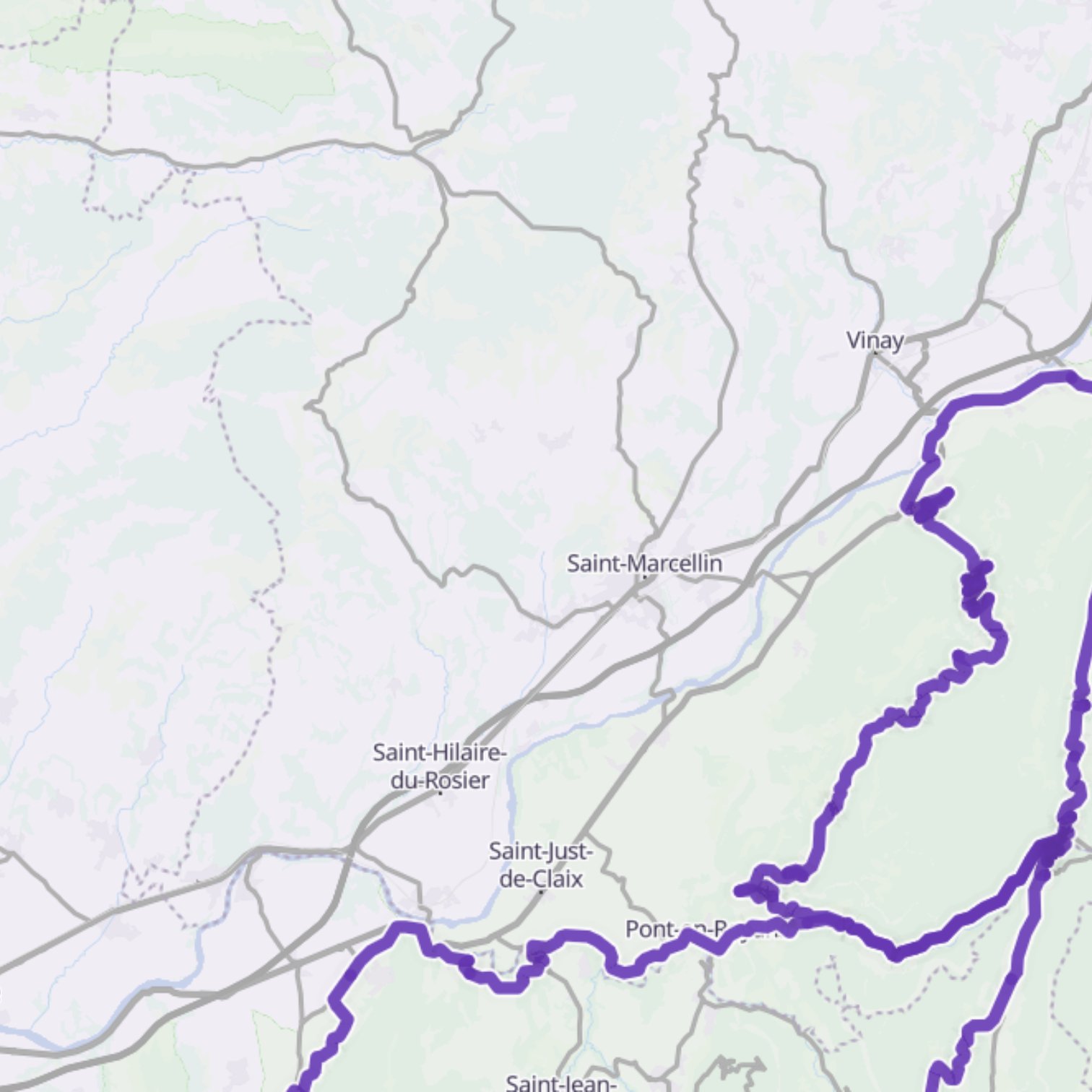 Map itinerary