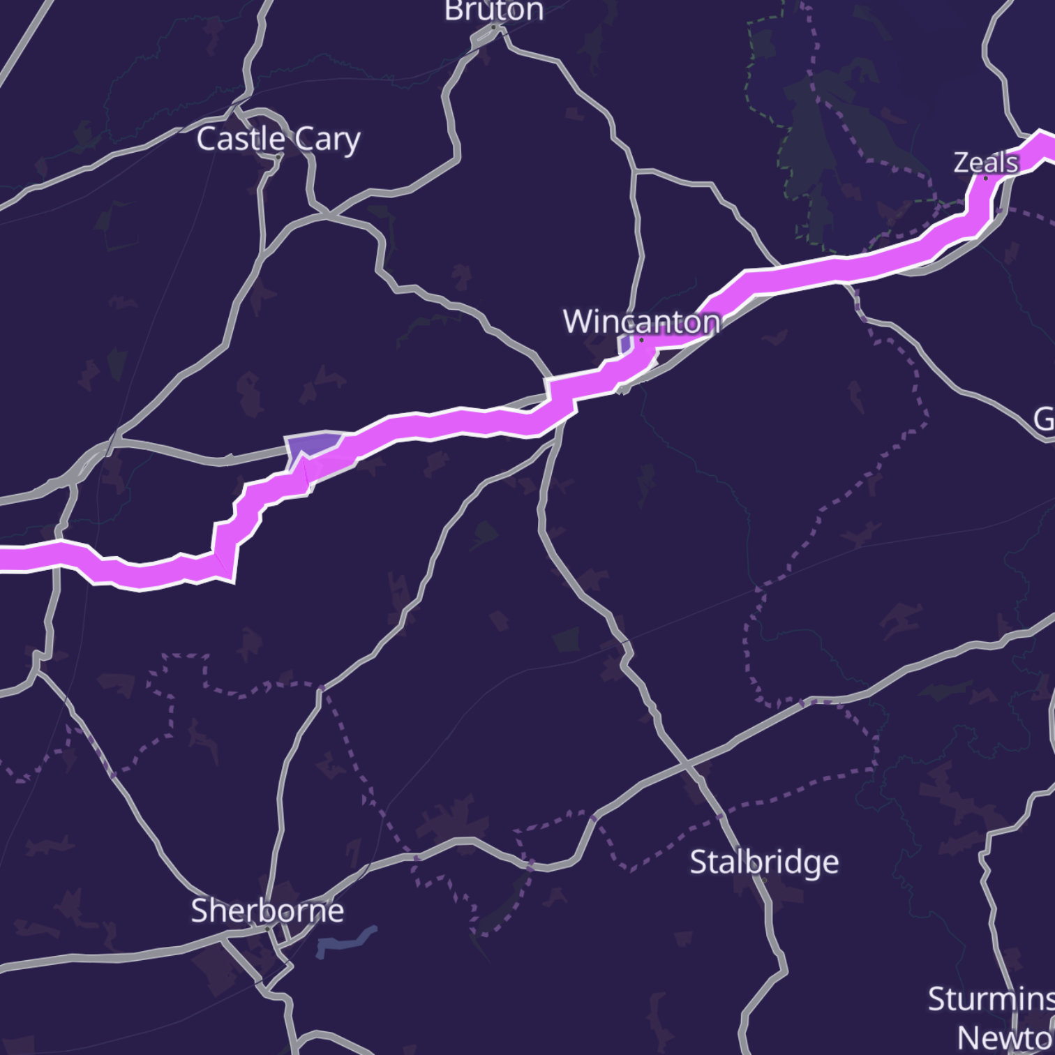 Map itinerary