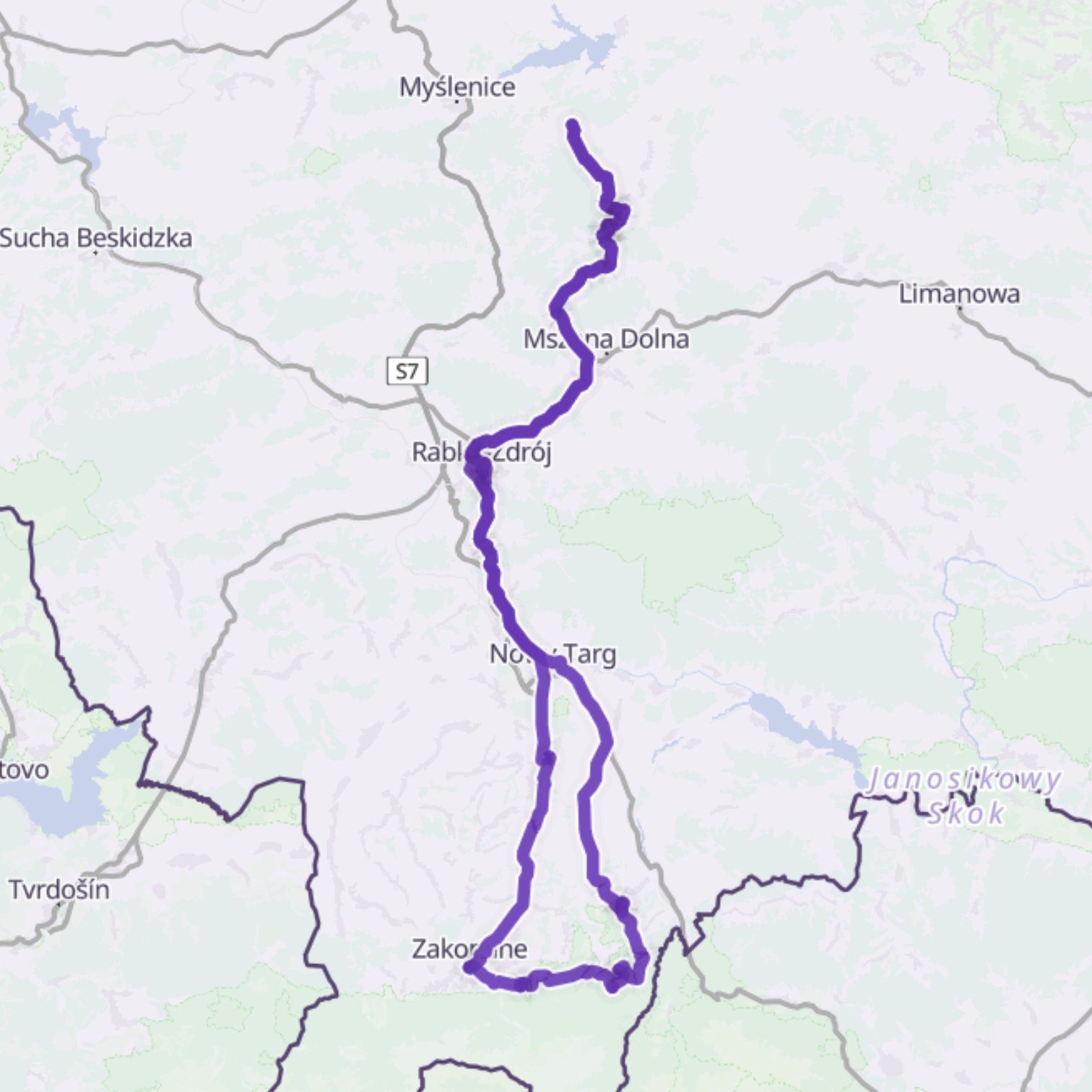 Map itinerary