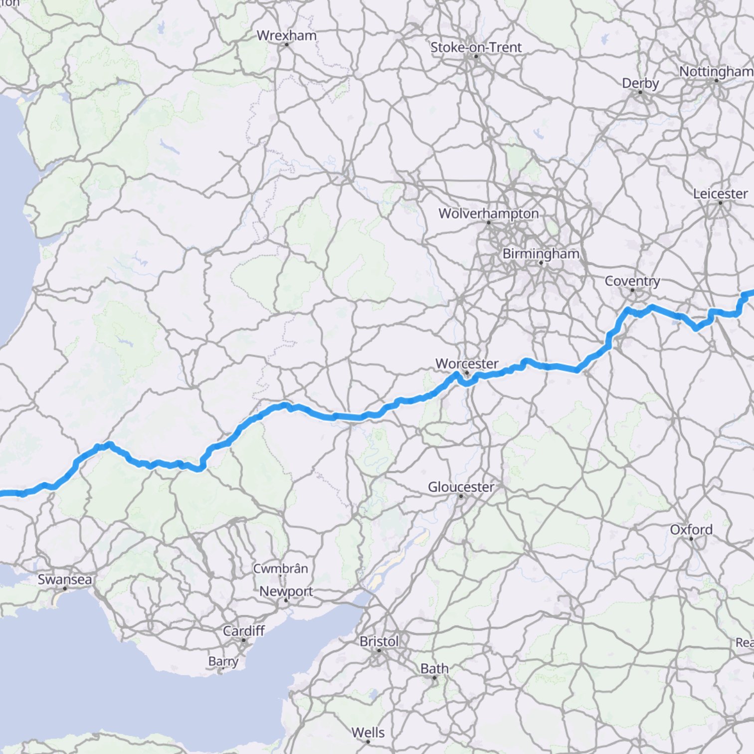 Map itinerary