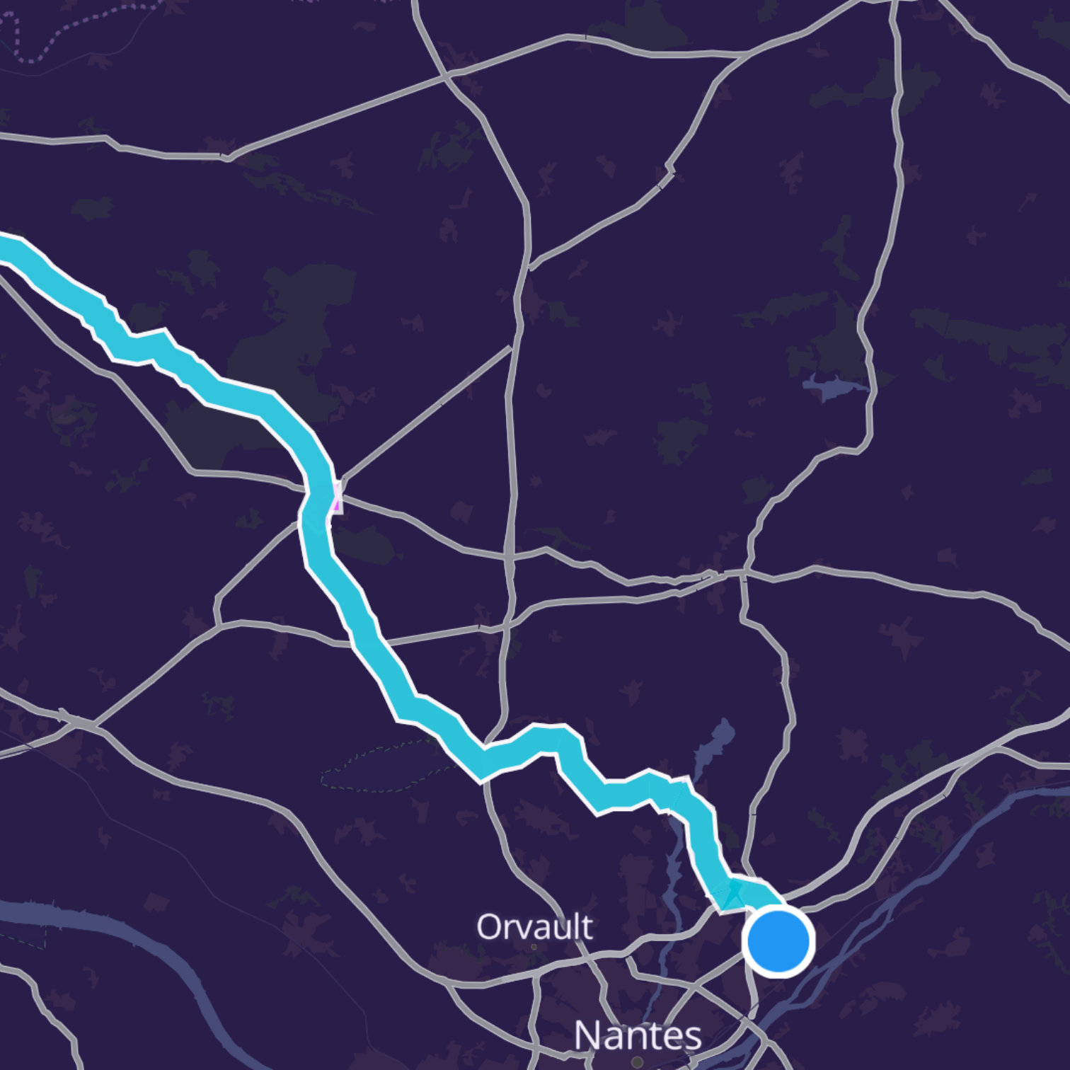 Map itinerary