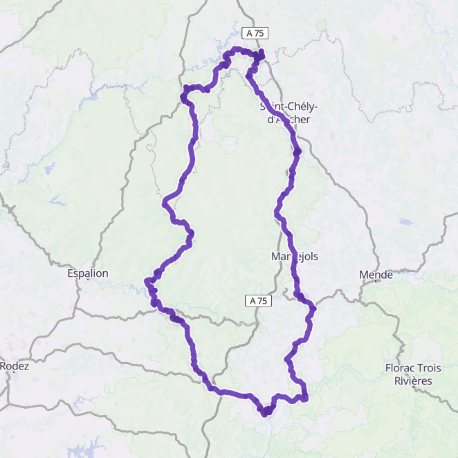 Map itinerary