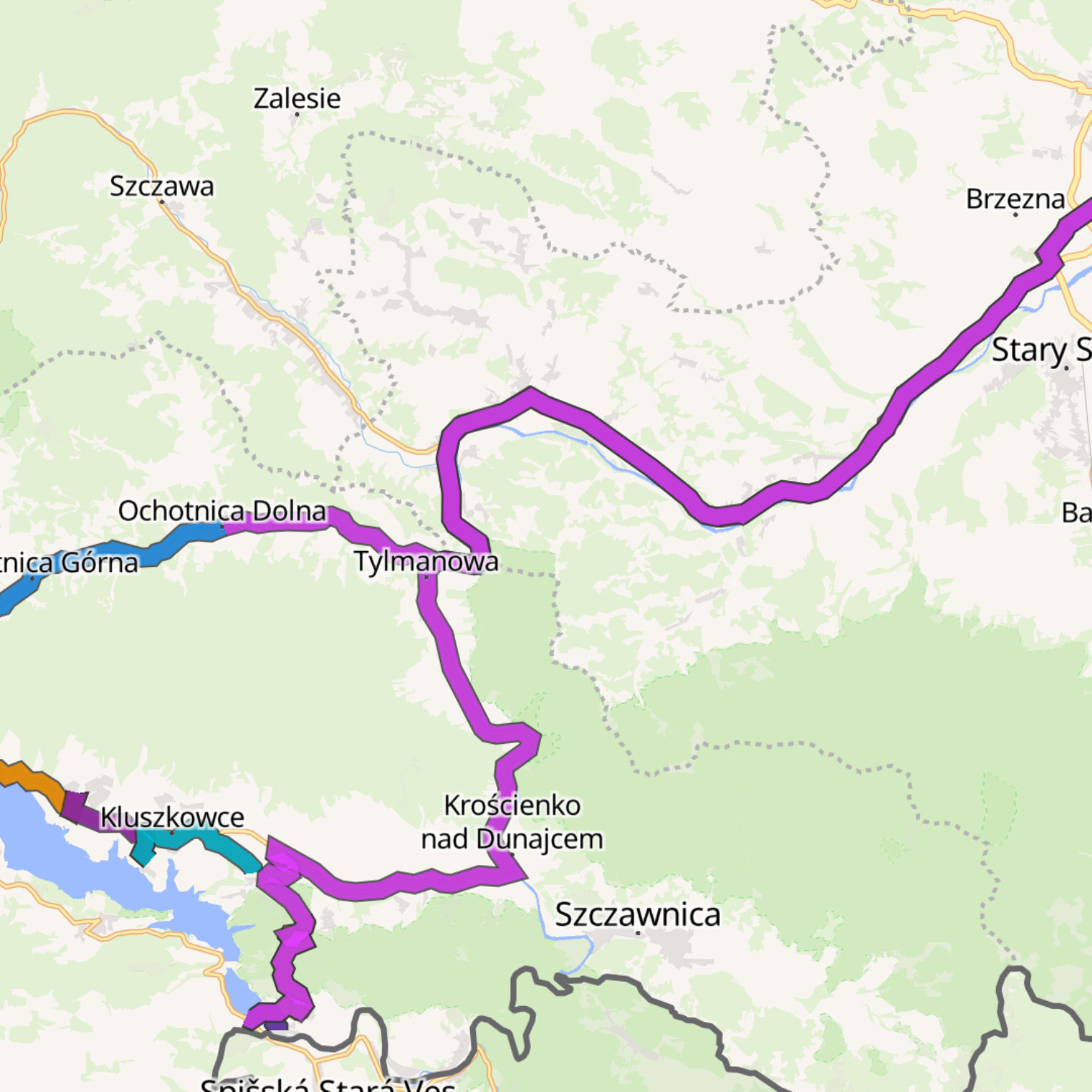 Map itinerary