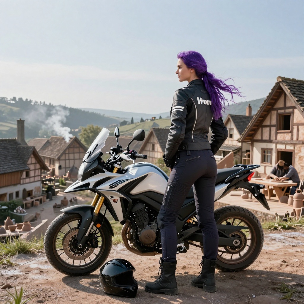 L'Argile Normande à Moto