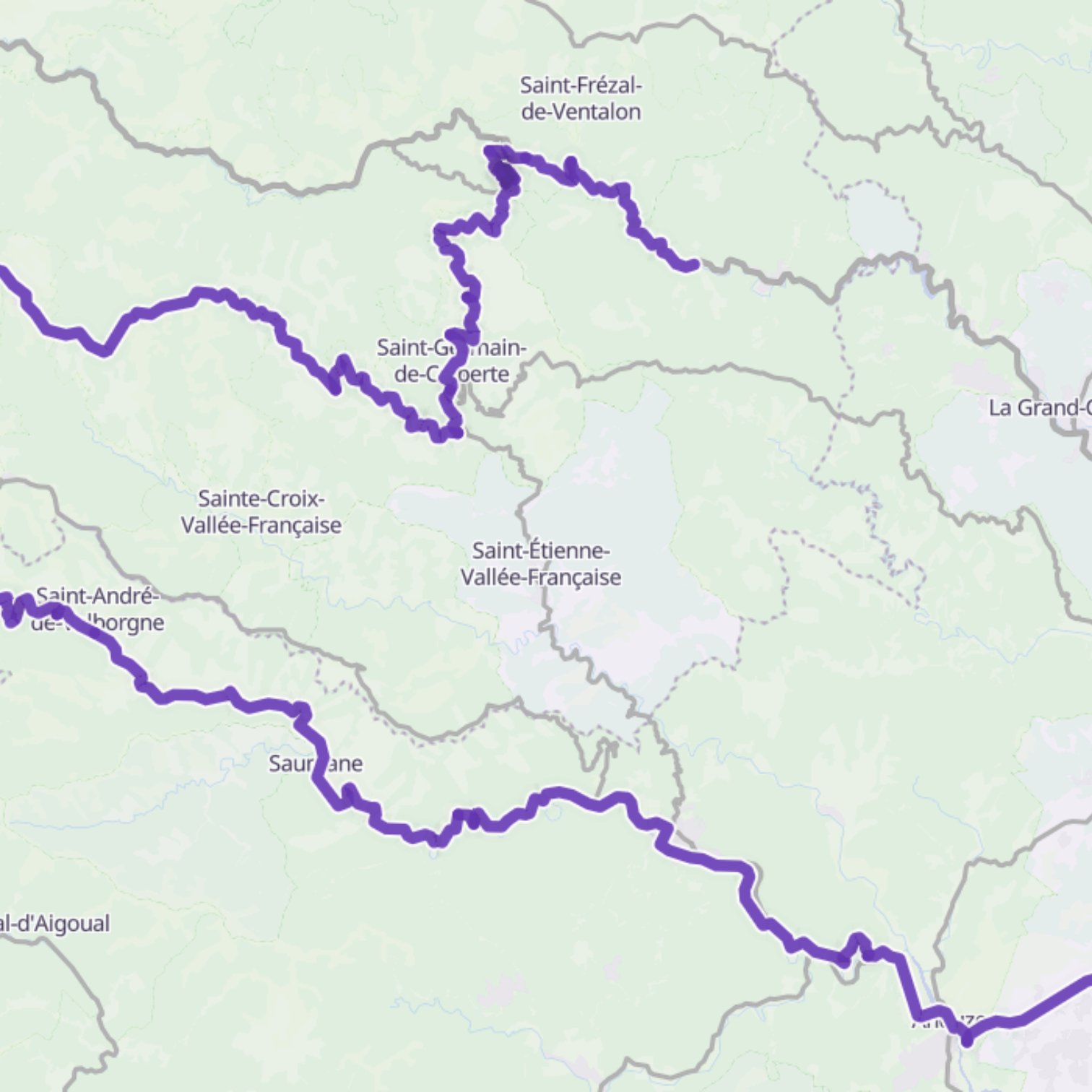 Map itinerary