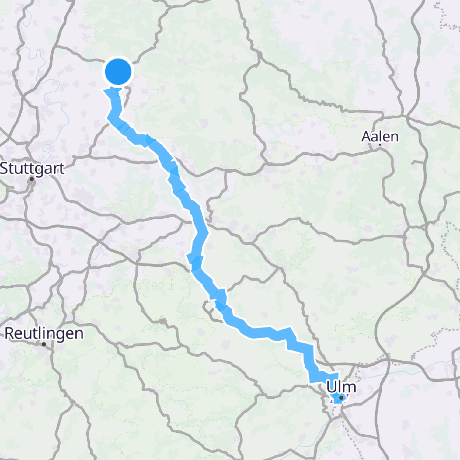 Map itinerary