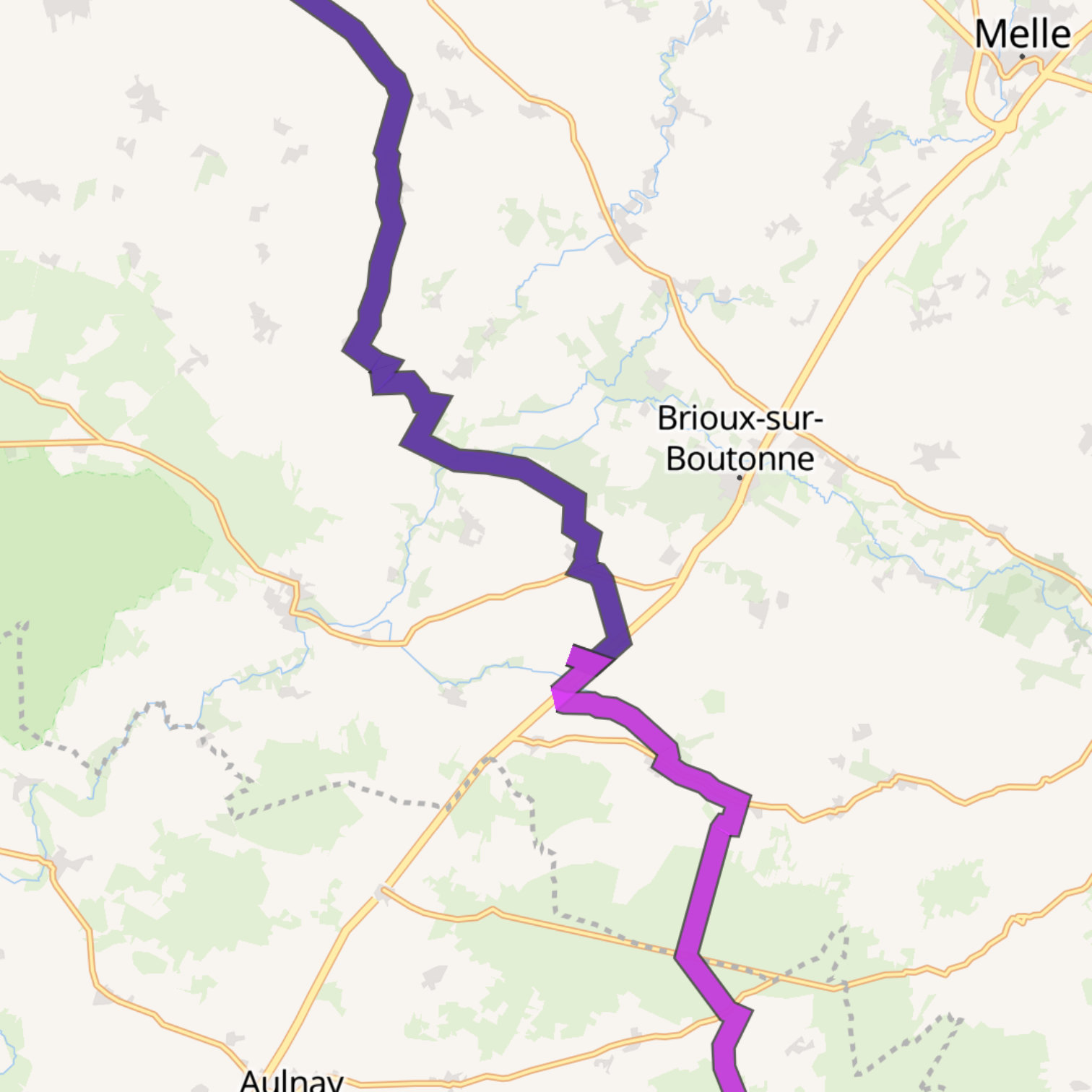 Map itinerary