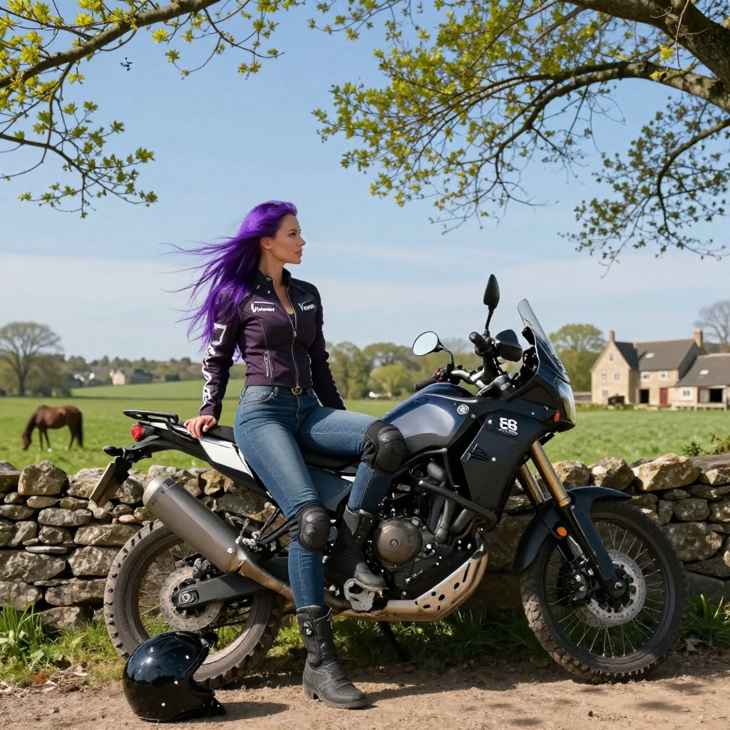 Au Galop: De Normandie en Camargue à Moto