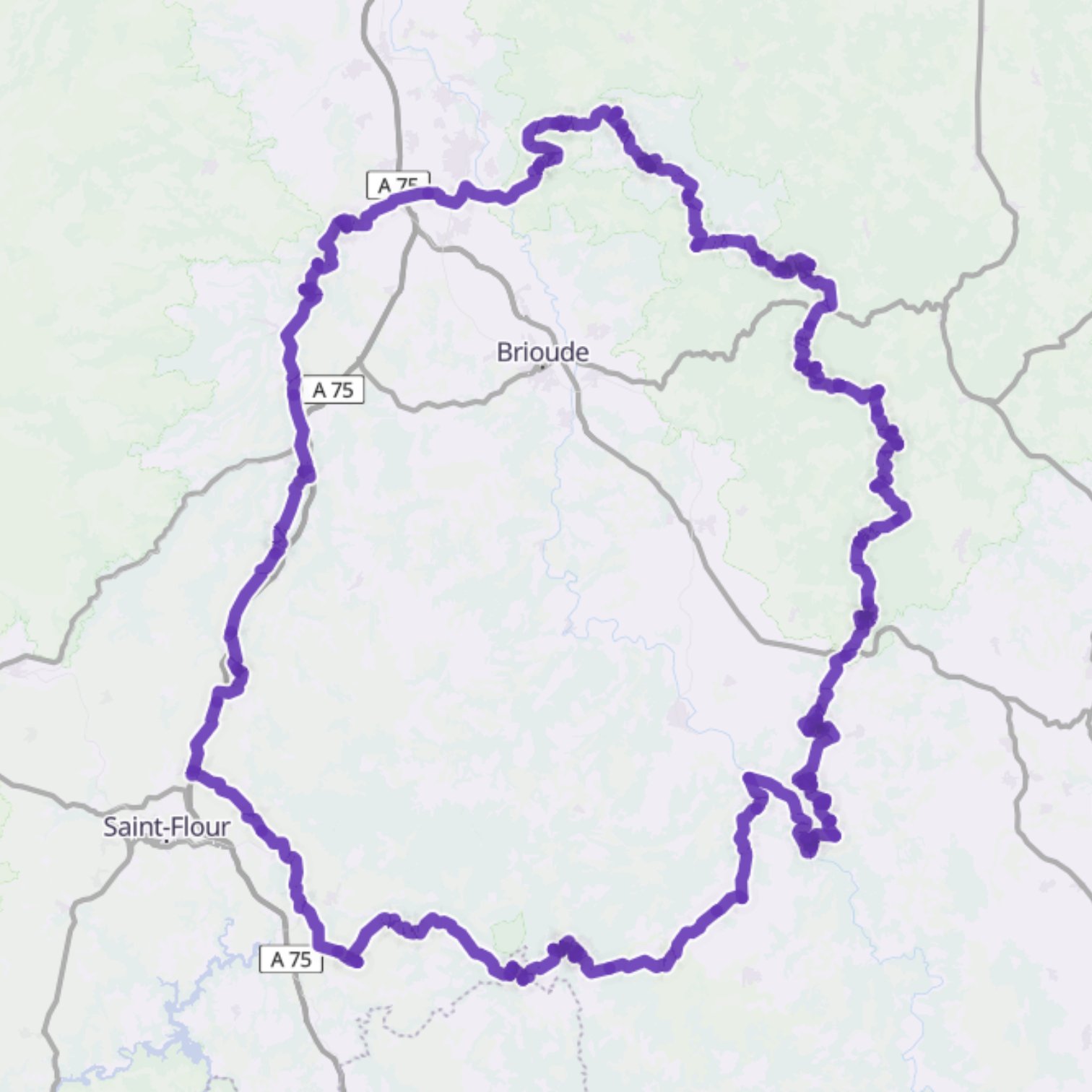 Map itinerary