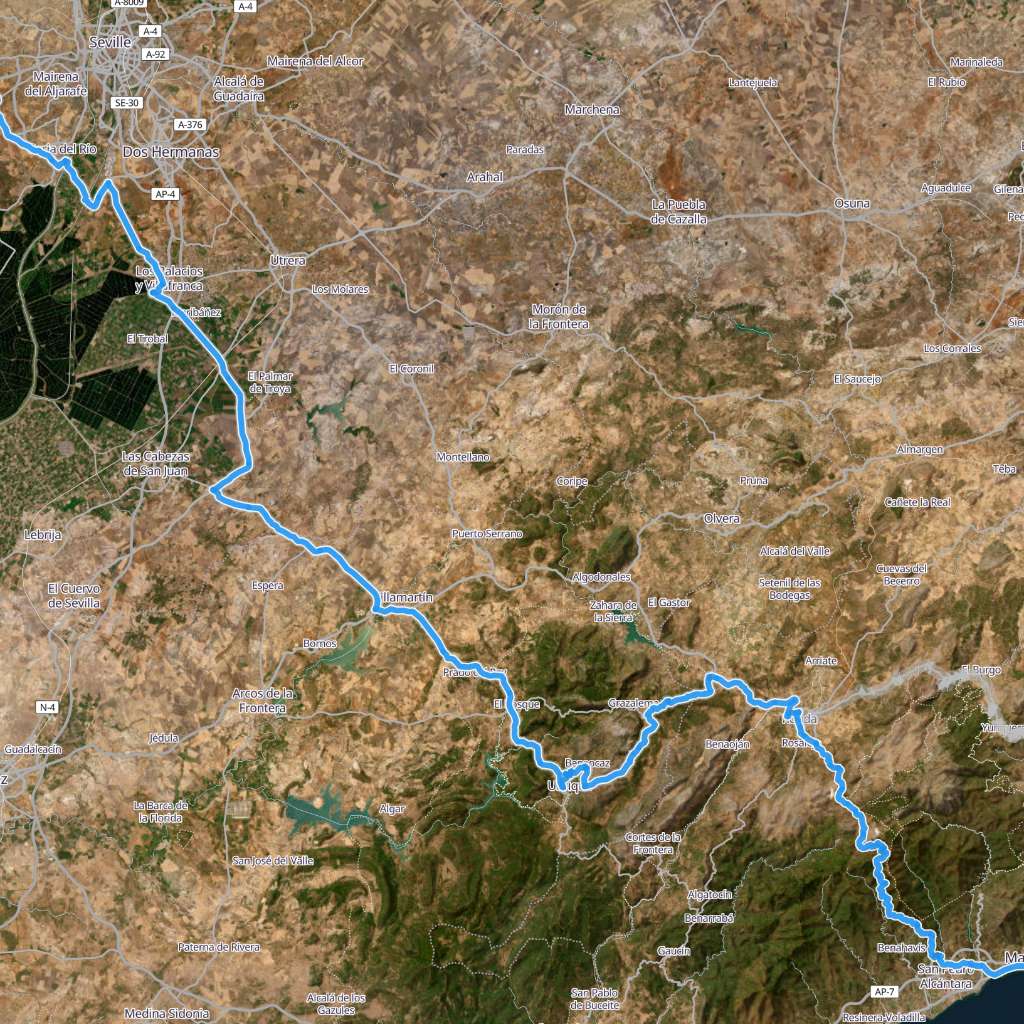 Map itinerary