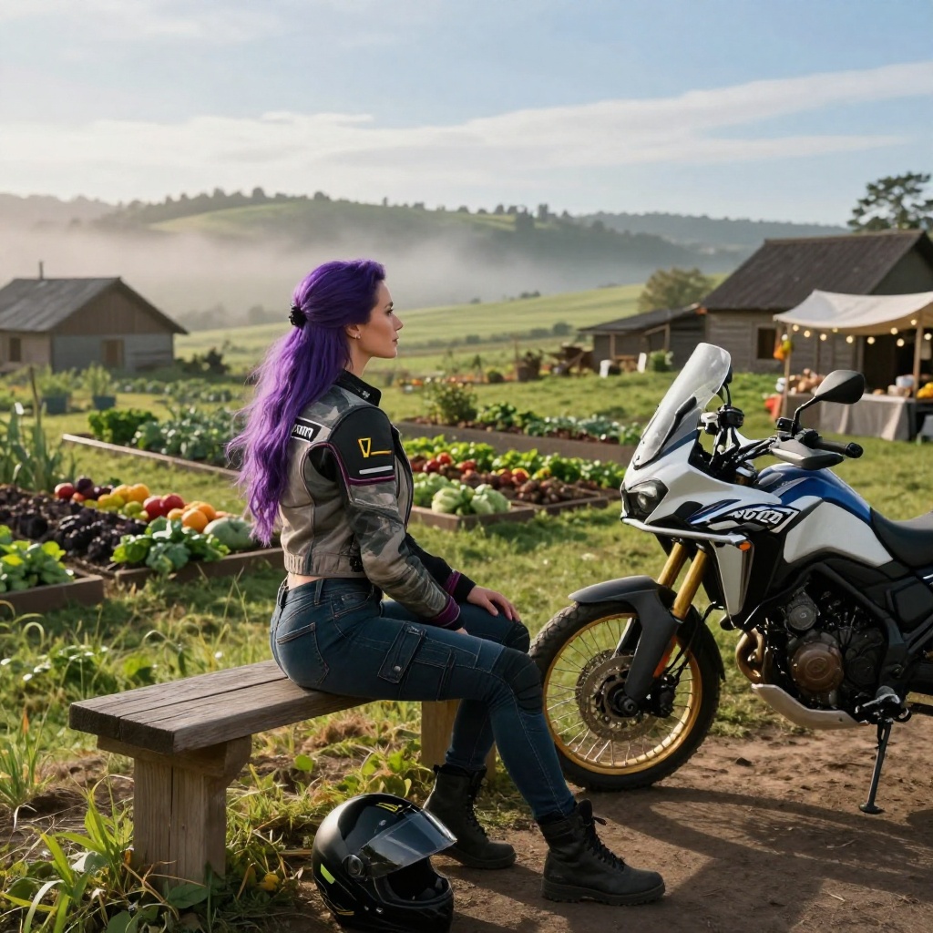 Saveurs Fermières de Charente-Maritime à Moto