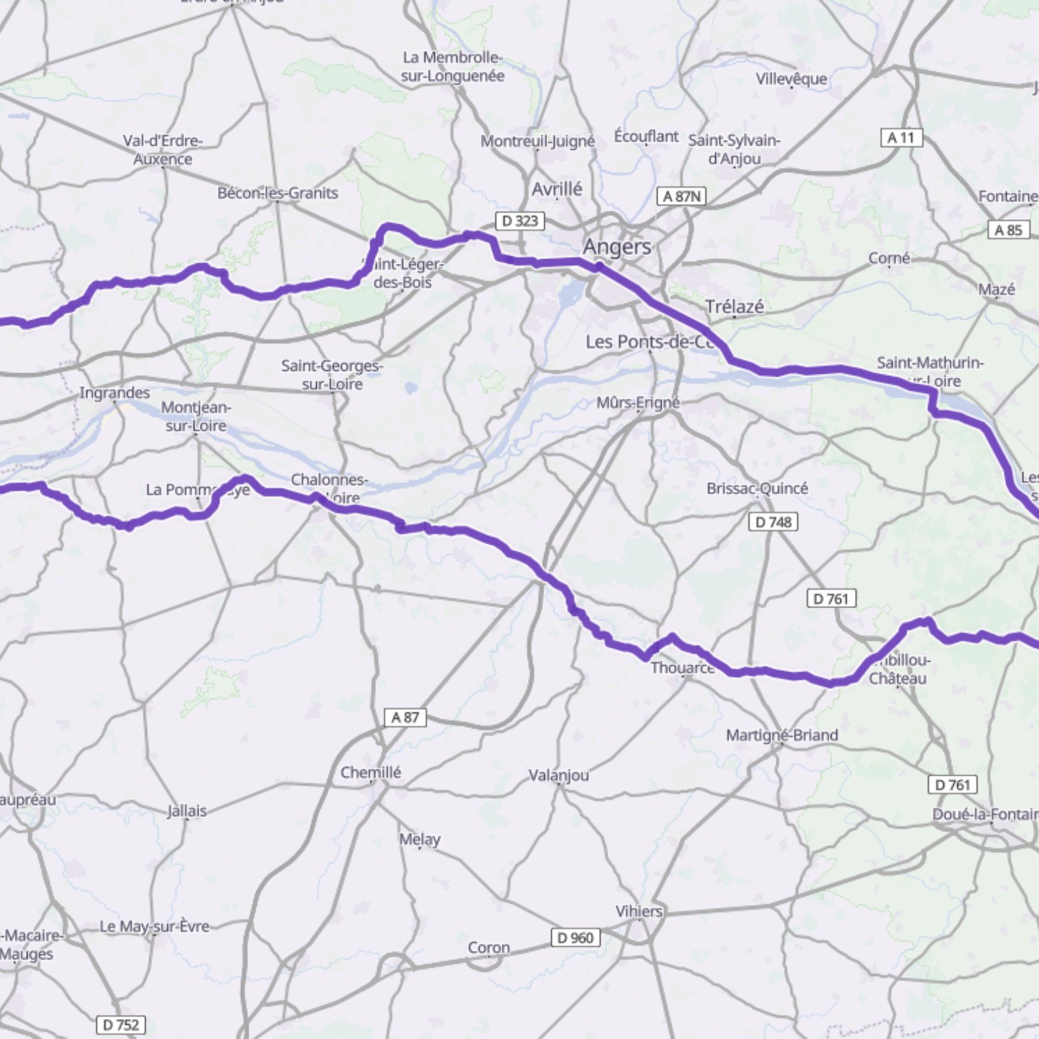 Map itinerary