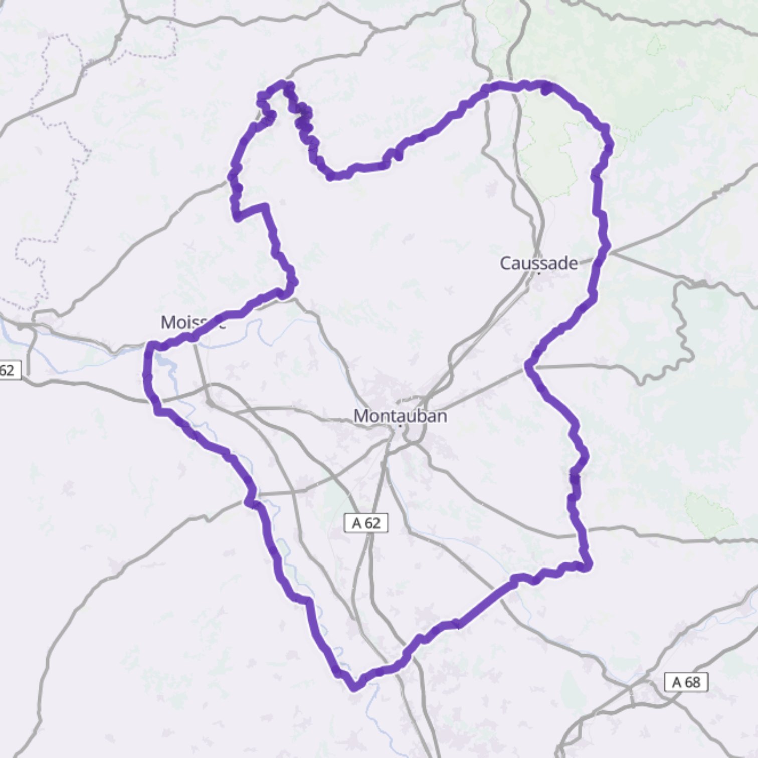 Map itinerary
